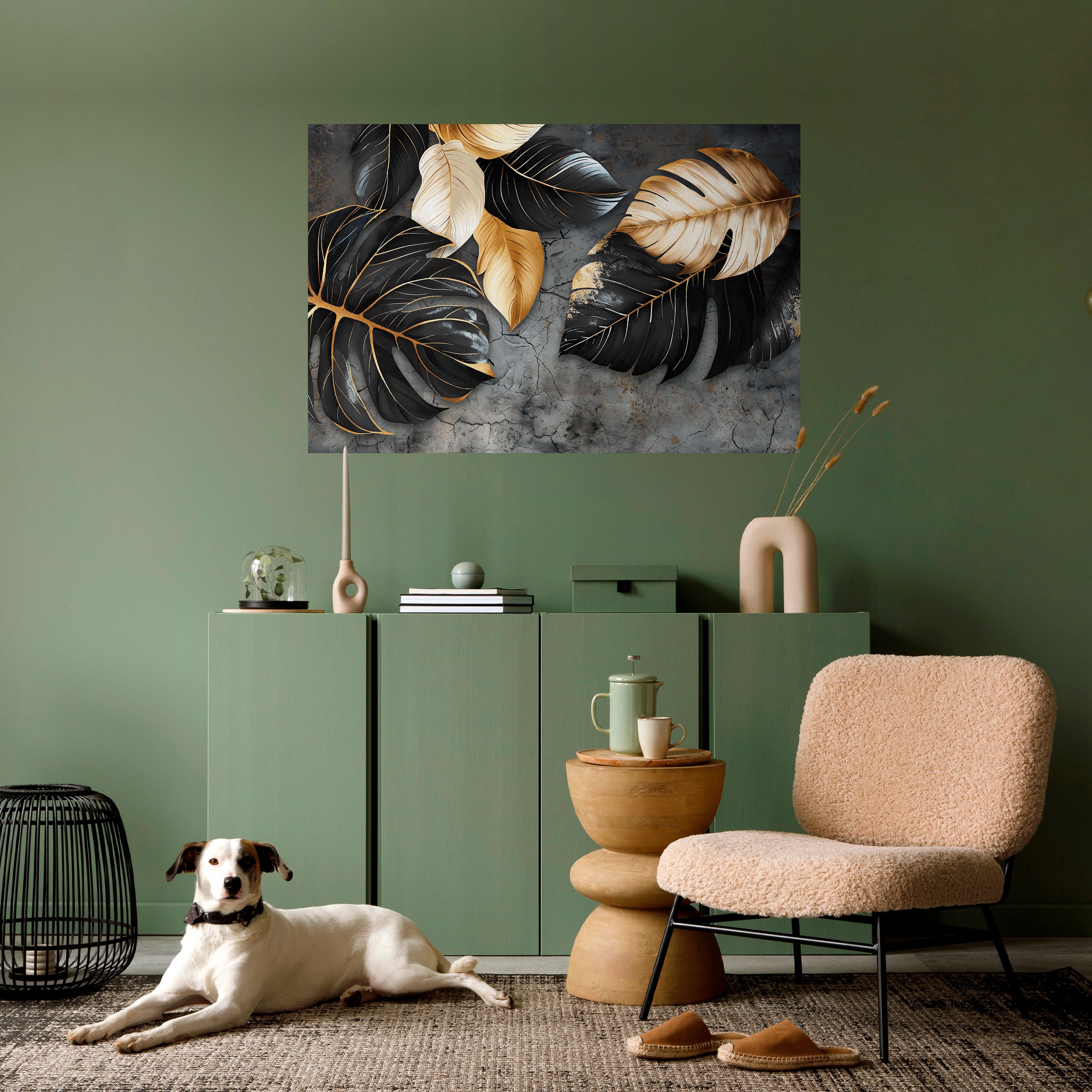 Póster horizontal autoadhesivo EL ABRAZO OSCURO DE LA NATURALEZA