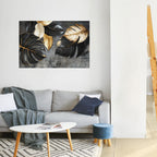 NATURE'S DARK EMBRACE Peel and Stick Horizontal Poster