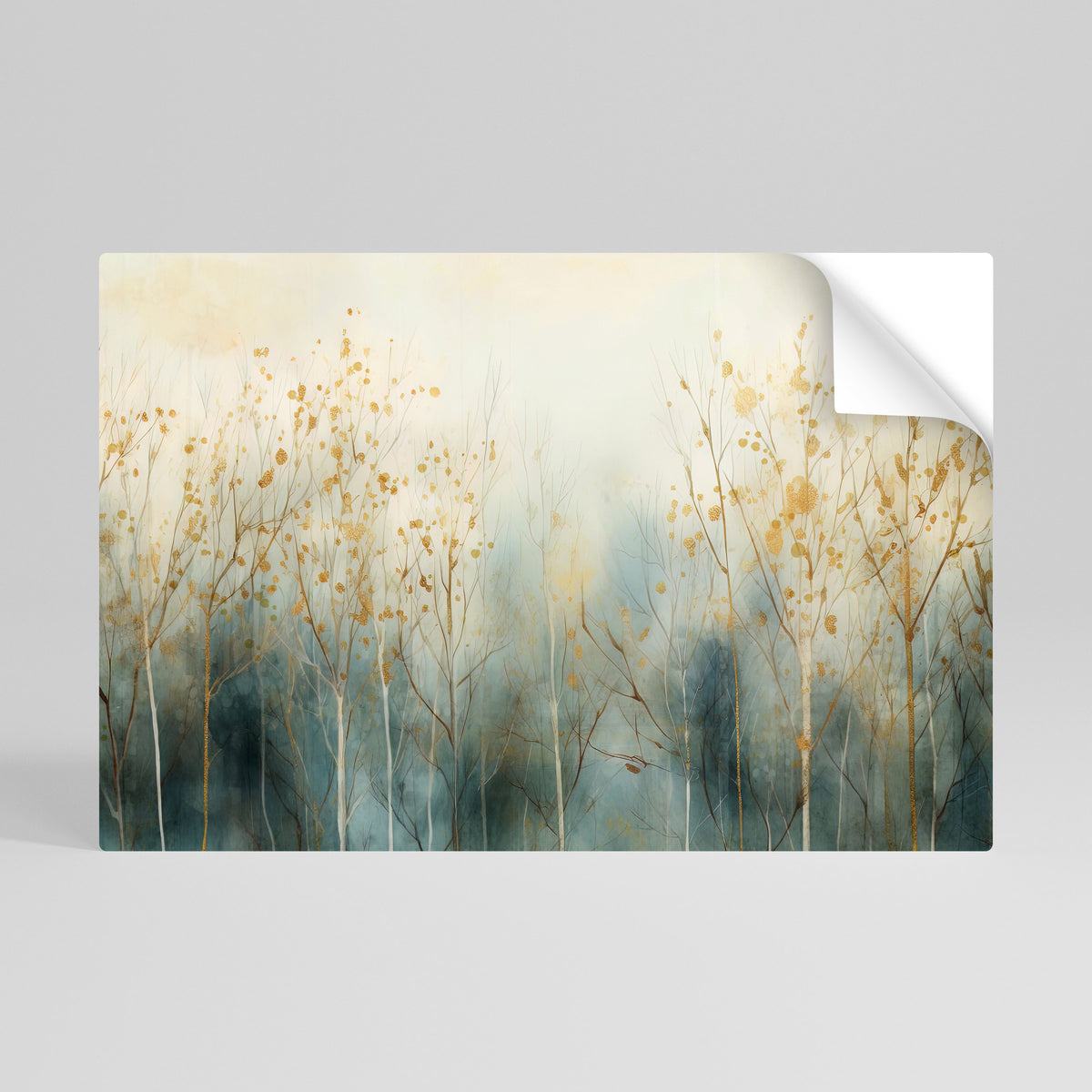 GLEAMING ASPECTS OF FALL Póster adhesivo horizontal