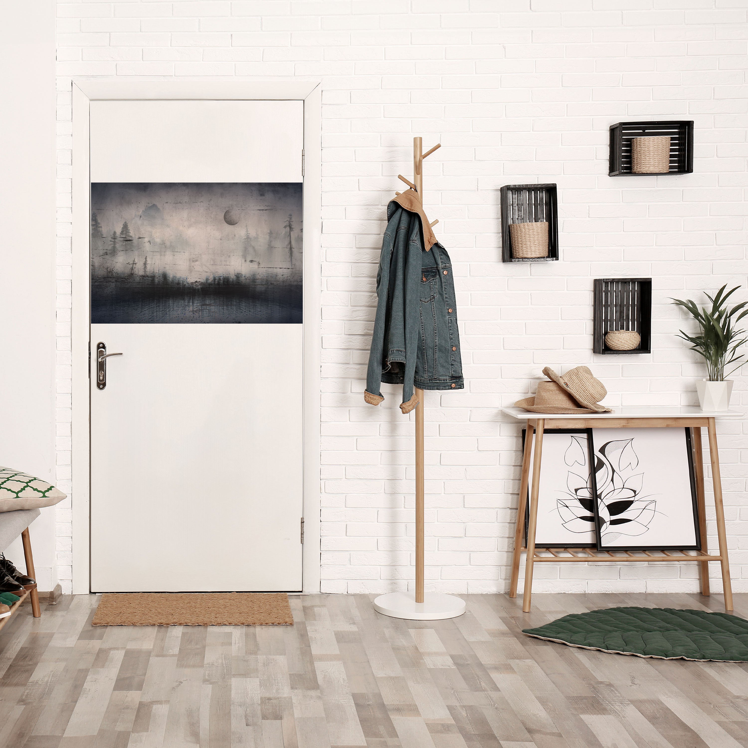 ECLIPSE DE SERENIDAD Póster horizontal autoadhesivo