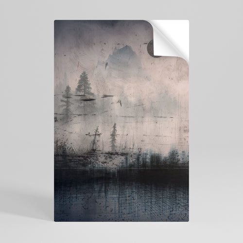 ECLIPSE OF SERENITY Póster adhesivo vertical