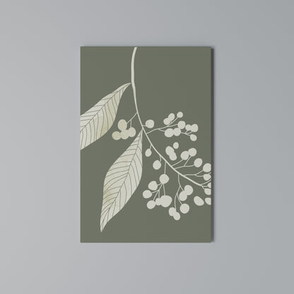 SERENE LEAFY FANTASIES Cuadro en lienzo vertical