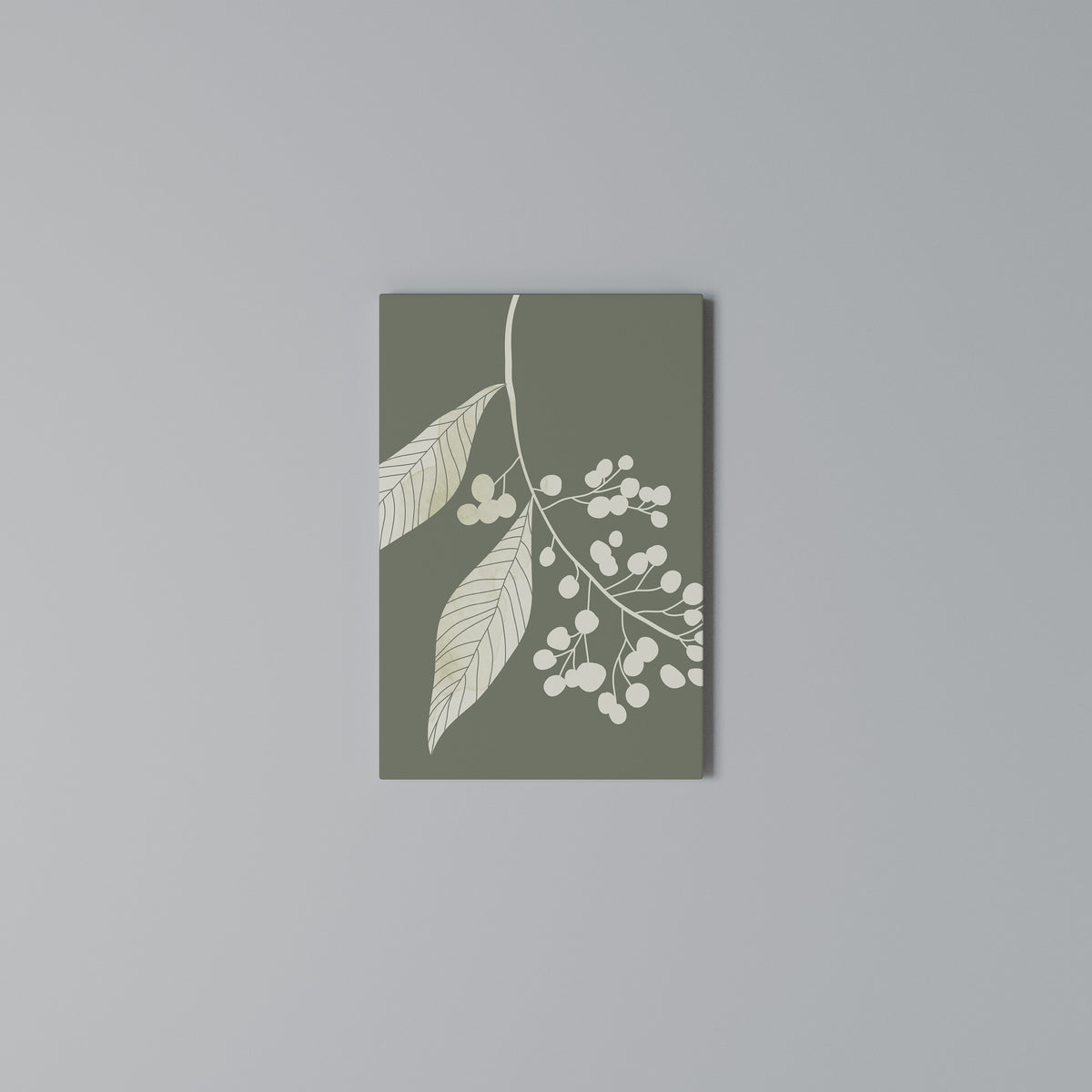 SERENE LEAFY FANTASIES Cuadro en lienzo vertical