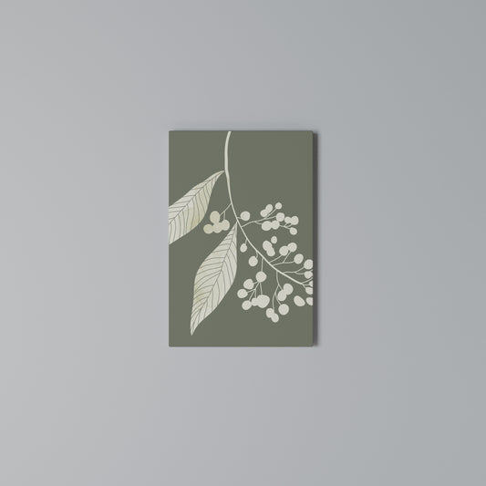 SERENE LEAFY FANTASIES Cuadro en lienzo vertical