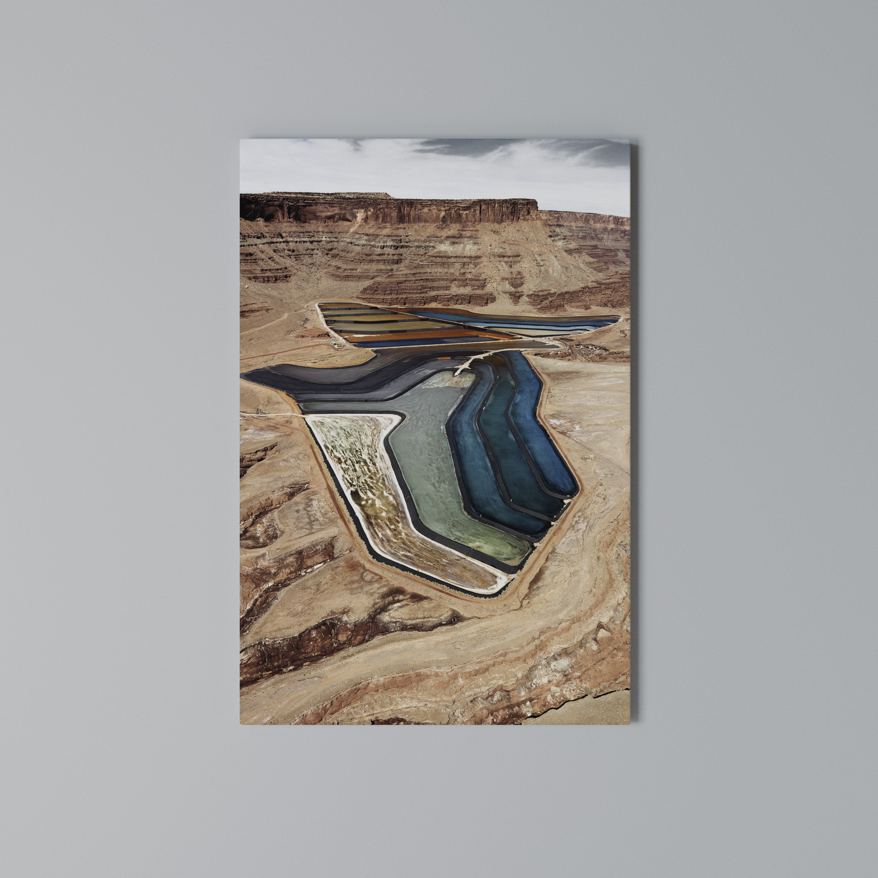HARMONY IN LAYERS Vertical Canvas Print