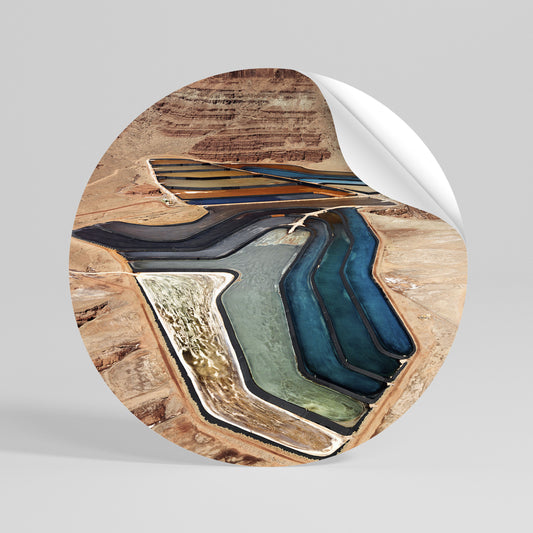 HARMONY IN LAYERS Vinilo adhesivo redondo