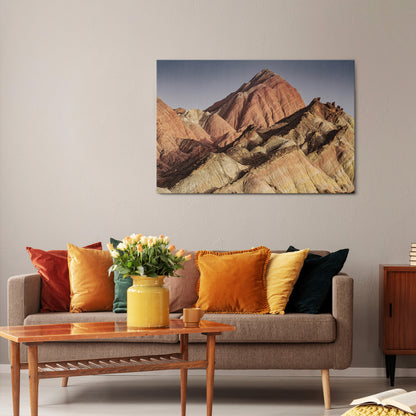 PEAKS OF PAINTED DREAMS Cuadro en lienzo horizontal