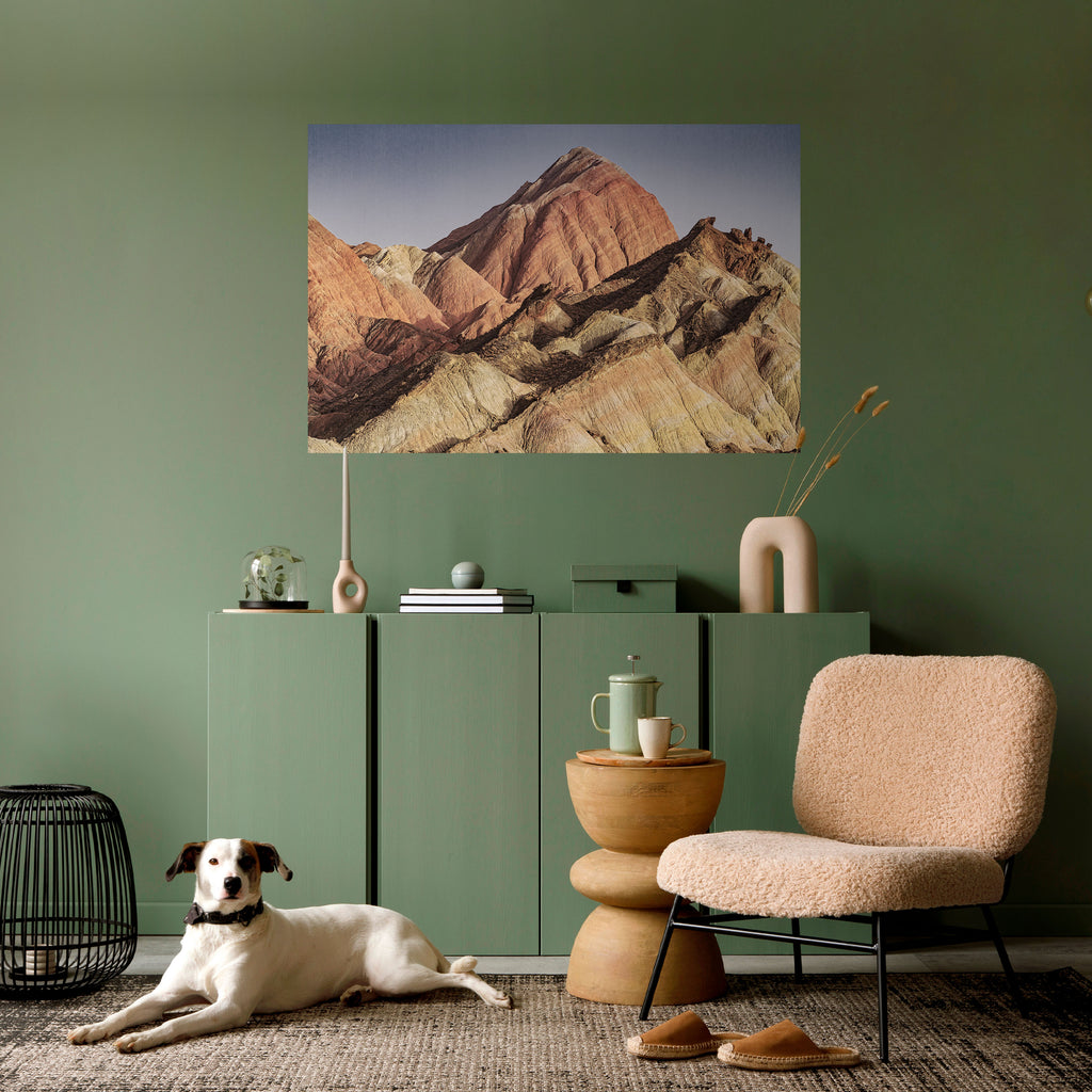 Póster horizontal autoadhesivo "Picos de sueños pintados"