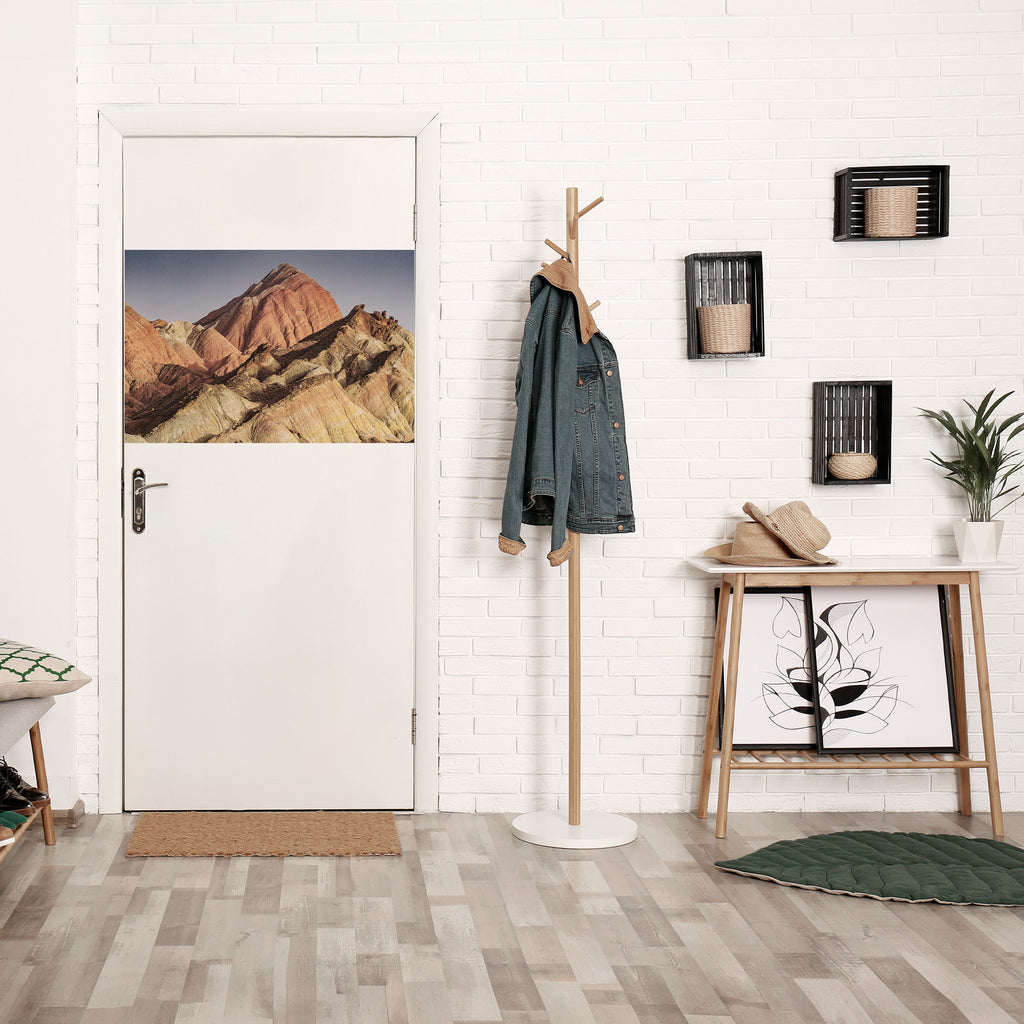 Póster horizontal autoadhesivo "Picos de sueños pintados"