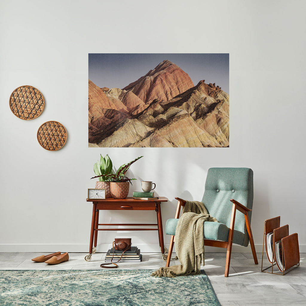 Póster horizontal autoadhesivo "Picos de sueños pintados"