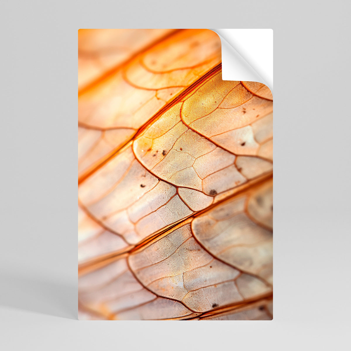 ELEGANT VEINING Póster adhesivo vertical