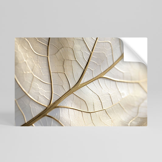 GOLDEN LEAF WHISPERS Póster adhesivo horizontal