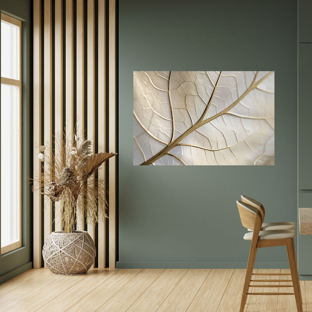 Póster horizontal autoadhesivo GOLDEN LEAF WHISPERS