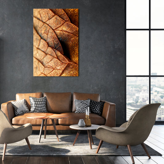 RUSTIC TEXTURE STUDY Cuadro en lienzo vertical