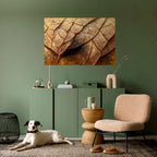 RUSTIC TEXTURE STUDY Peel and Stick Horizontal Poster