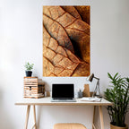 RUSTIC TEXTURE STUDY Peel and Stick Vertical Poster