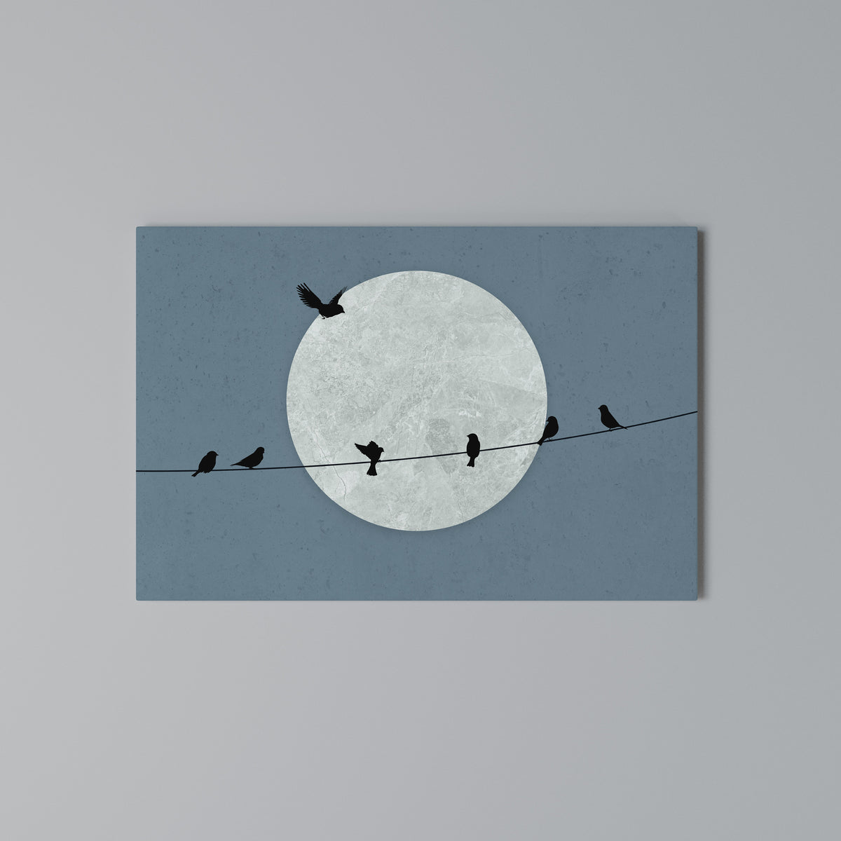 MOONLIT REST Cuadro en lienzo horizontal