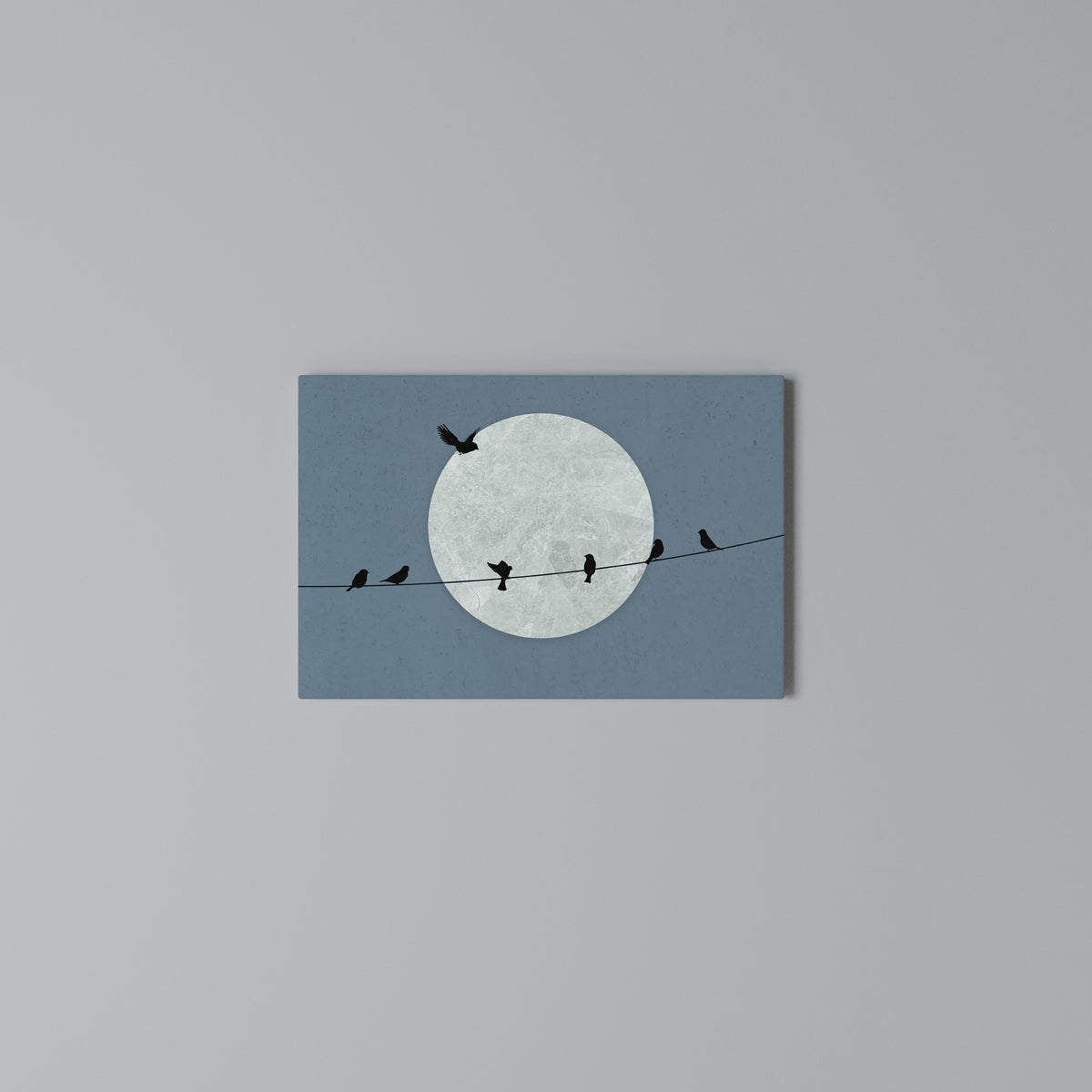MOONLIT REST Cuadro en lienzo horizontal