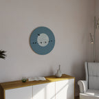 MOONLIT REST Round Wall Art