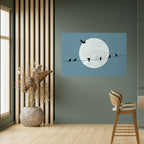 MOONLIT REST Peel and Stick Horizontal Poster