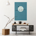MOONLIT REST Peel and Stick Vertical Poster