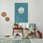 MOONLIT REST Peel and Stick Vertical Poster