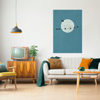 MOONLIT REST Peel and Stick Vertical Poster