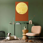 MOONLIT MIGRATION Peel and Stick Vertical Poster