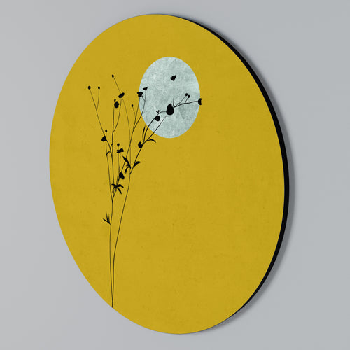 RISE IN THE LIGHT Arte de pared redondo