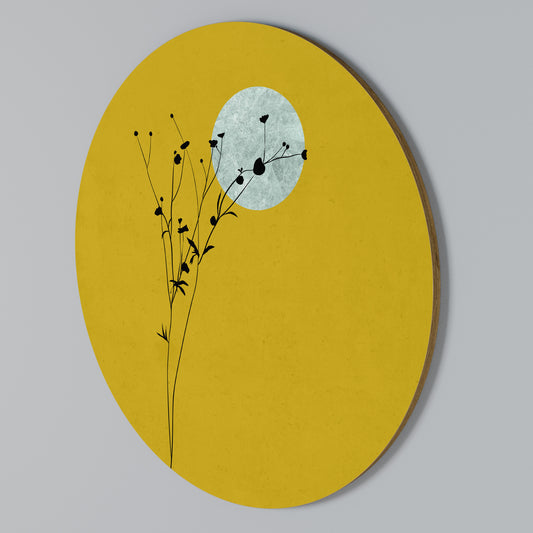 RISE IN THE LIGHT Arte de pared redondo