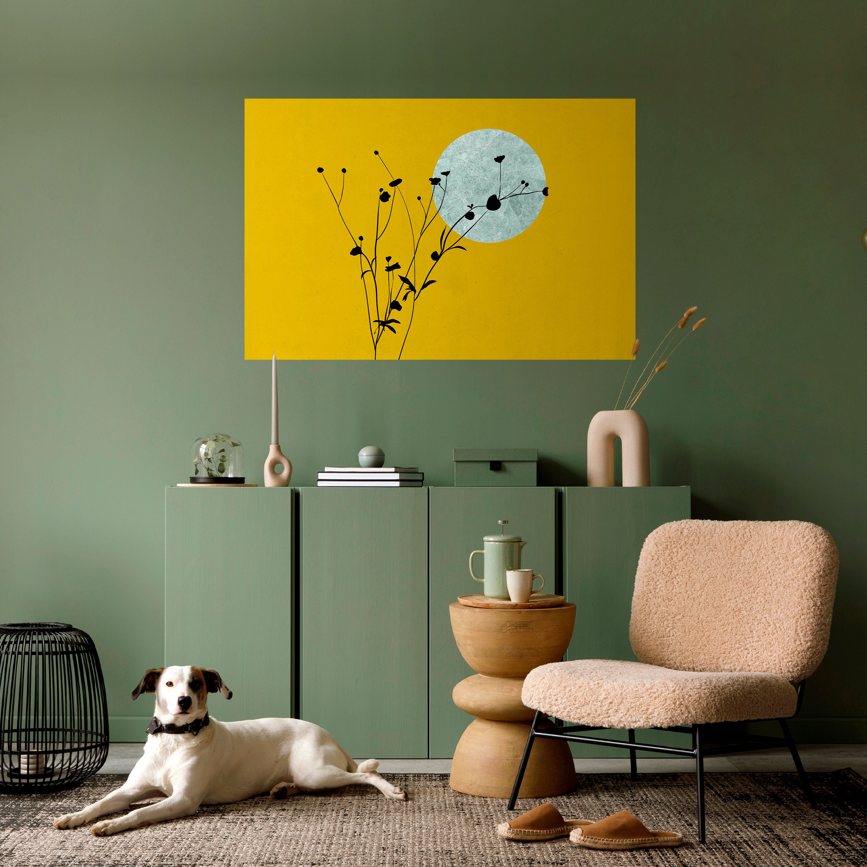 Póster horizontal autoadhesivo "Ascender en la luz"