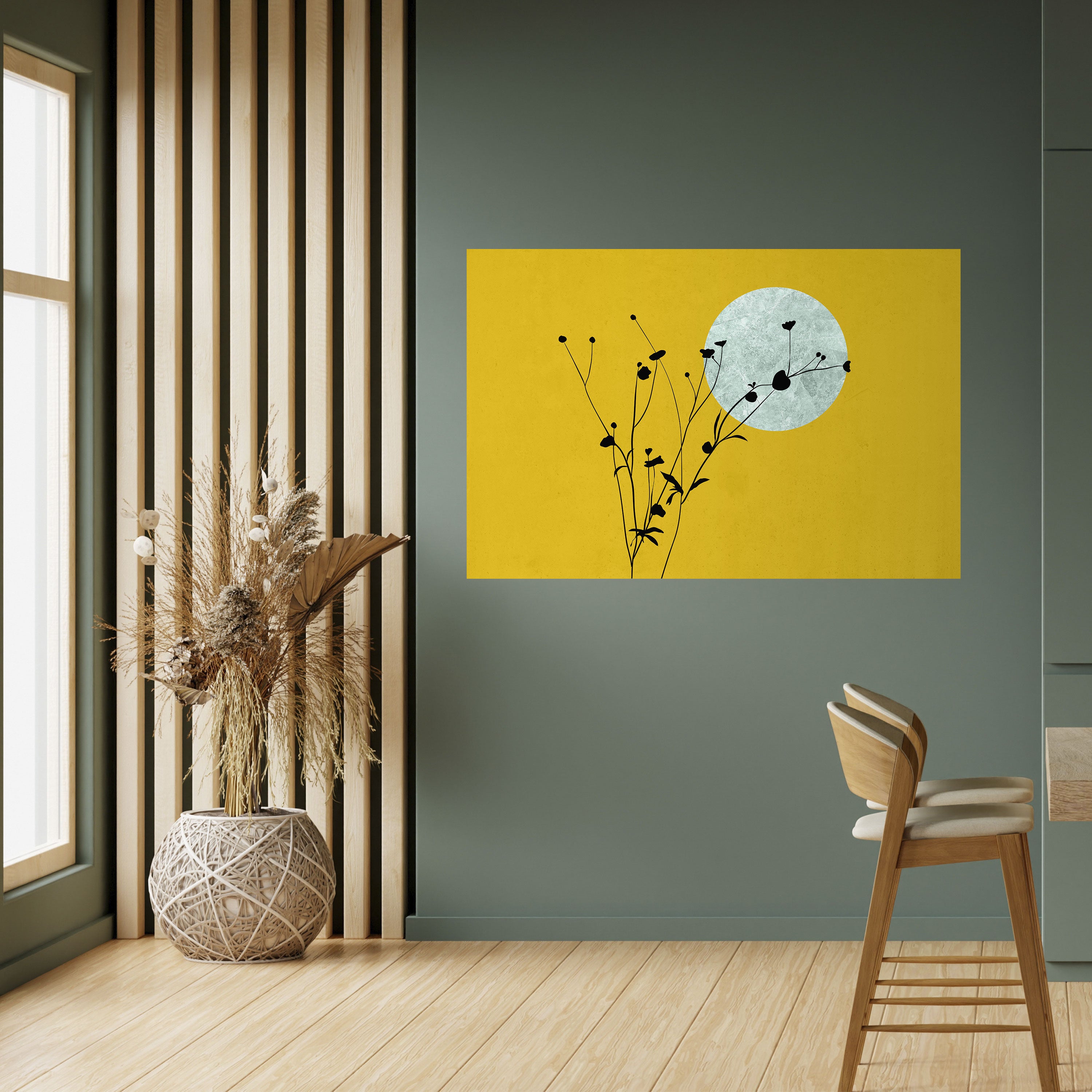 Póster horizontal autoadhesivo "Ascender en la luz"