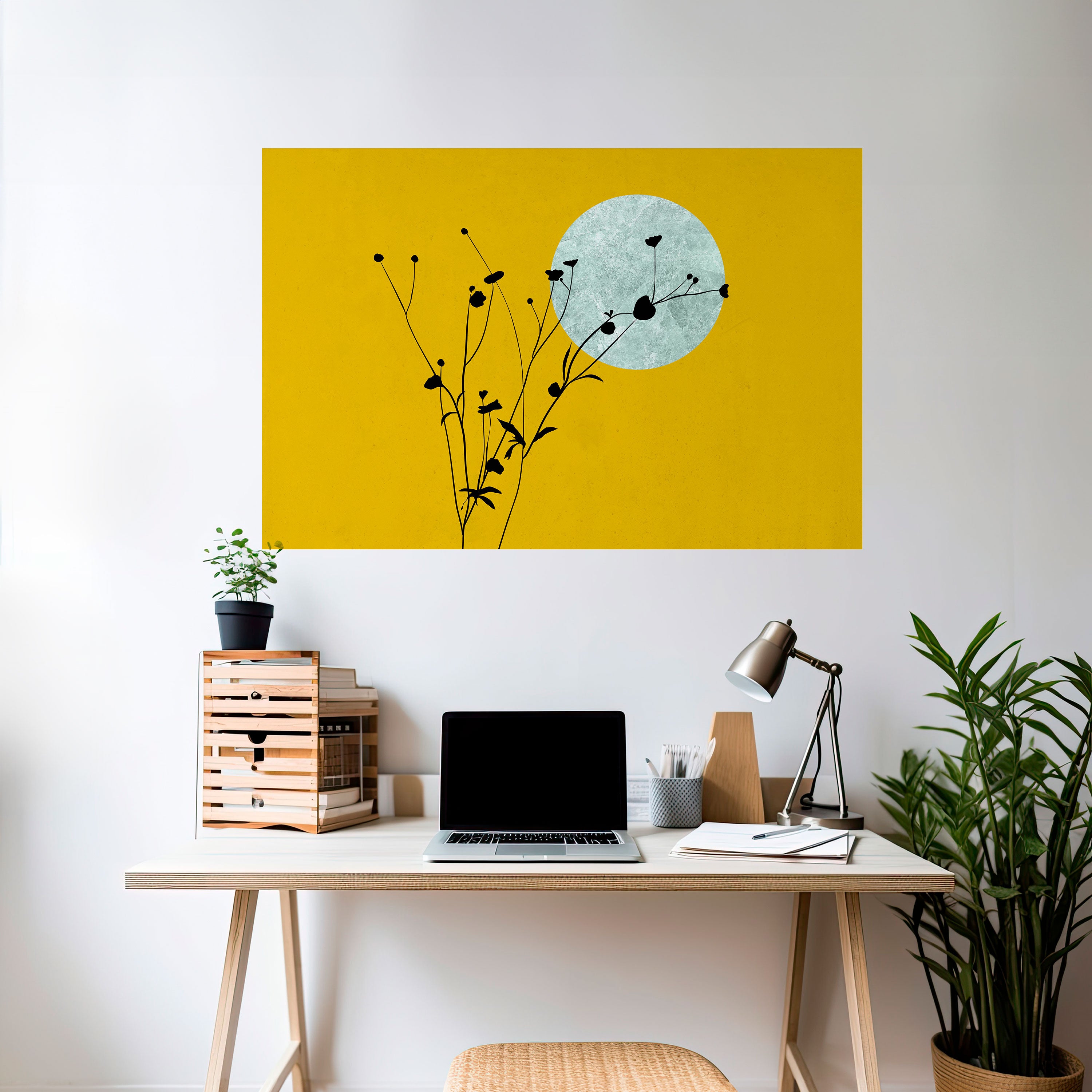 Póster horizontal autoadhesivo "Ascender en la luz"