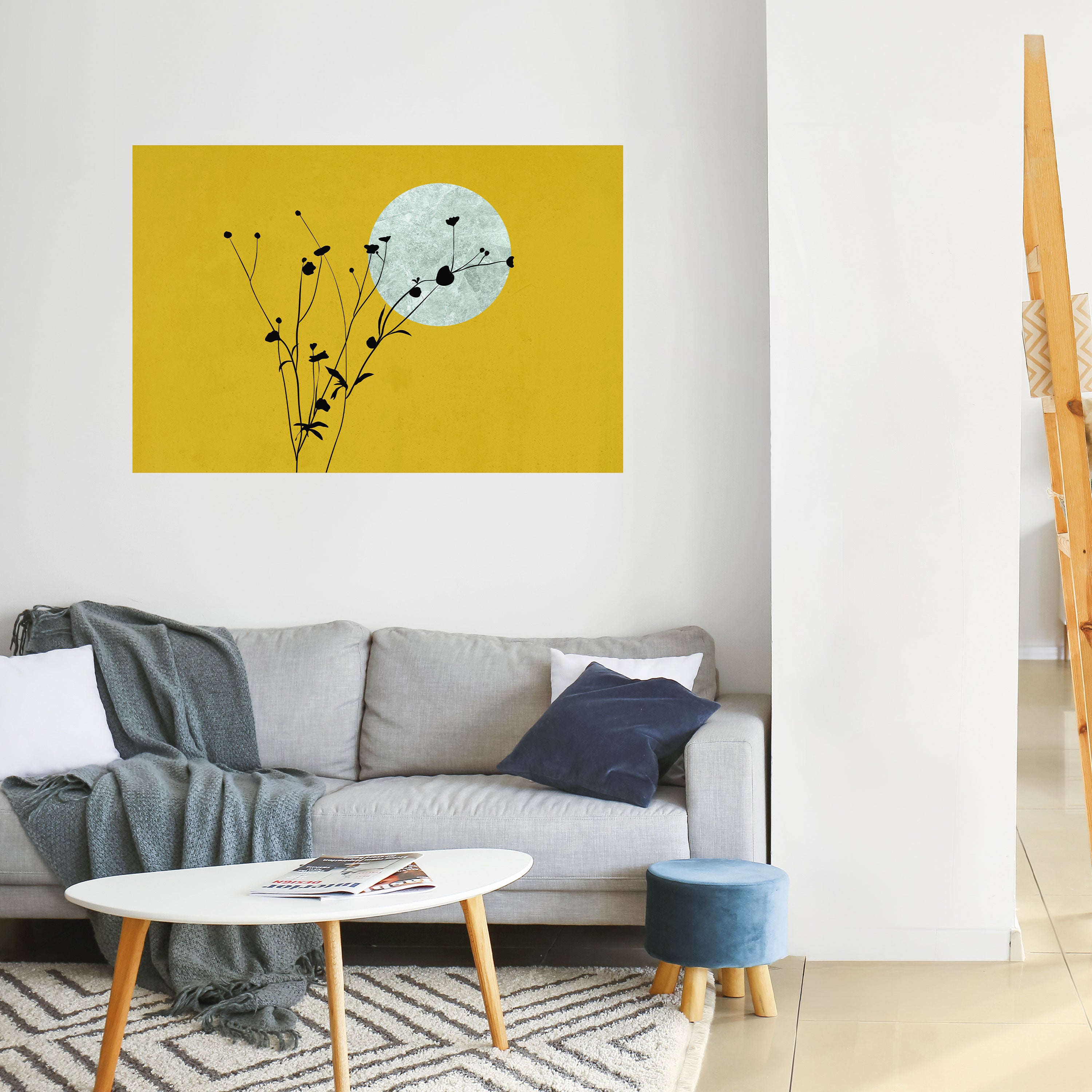 Póster horizontal autoadhesivo "Ascender en la luz"