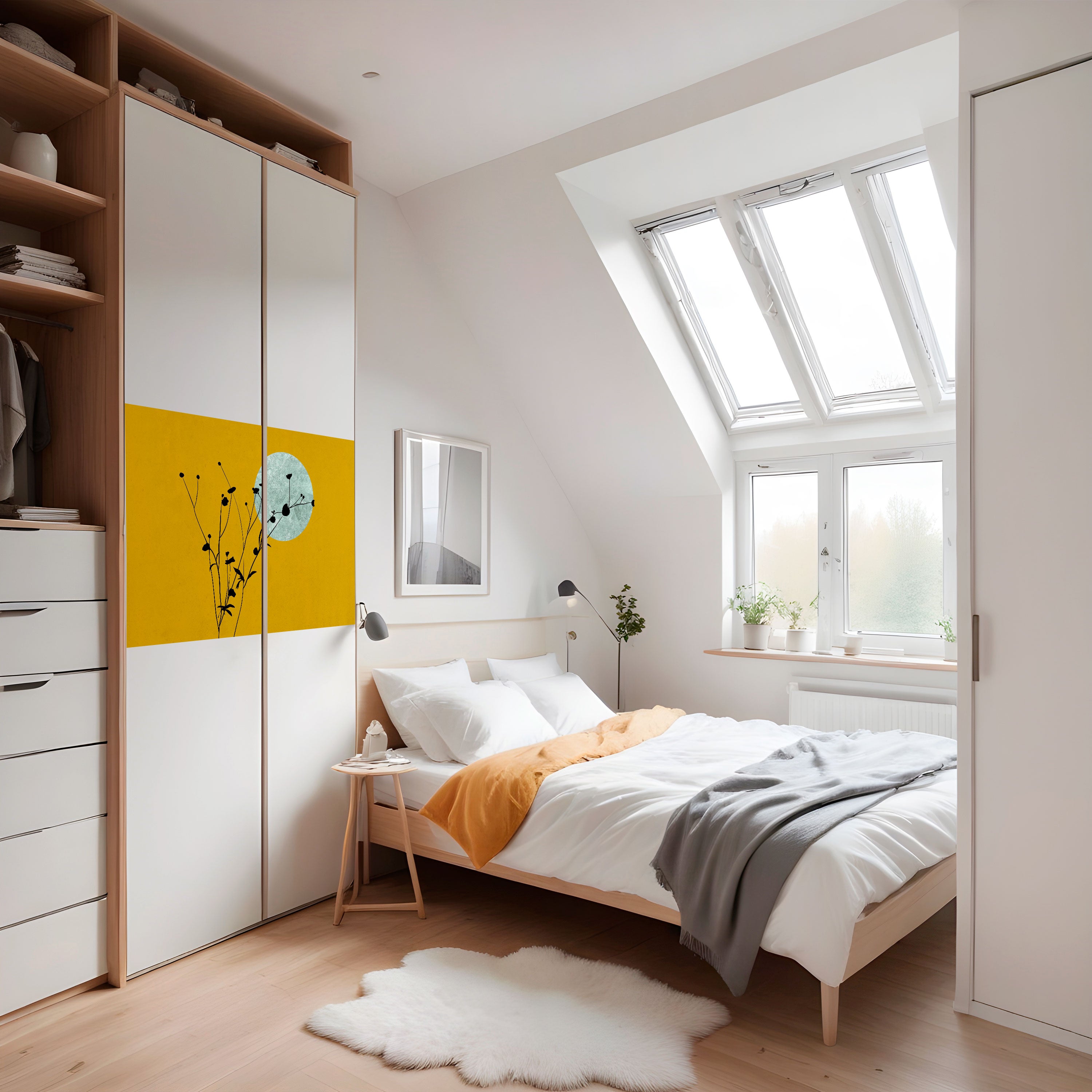 Póster horizontal autoadhesivo "Ascender en la luz"