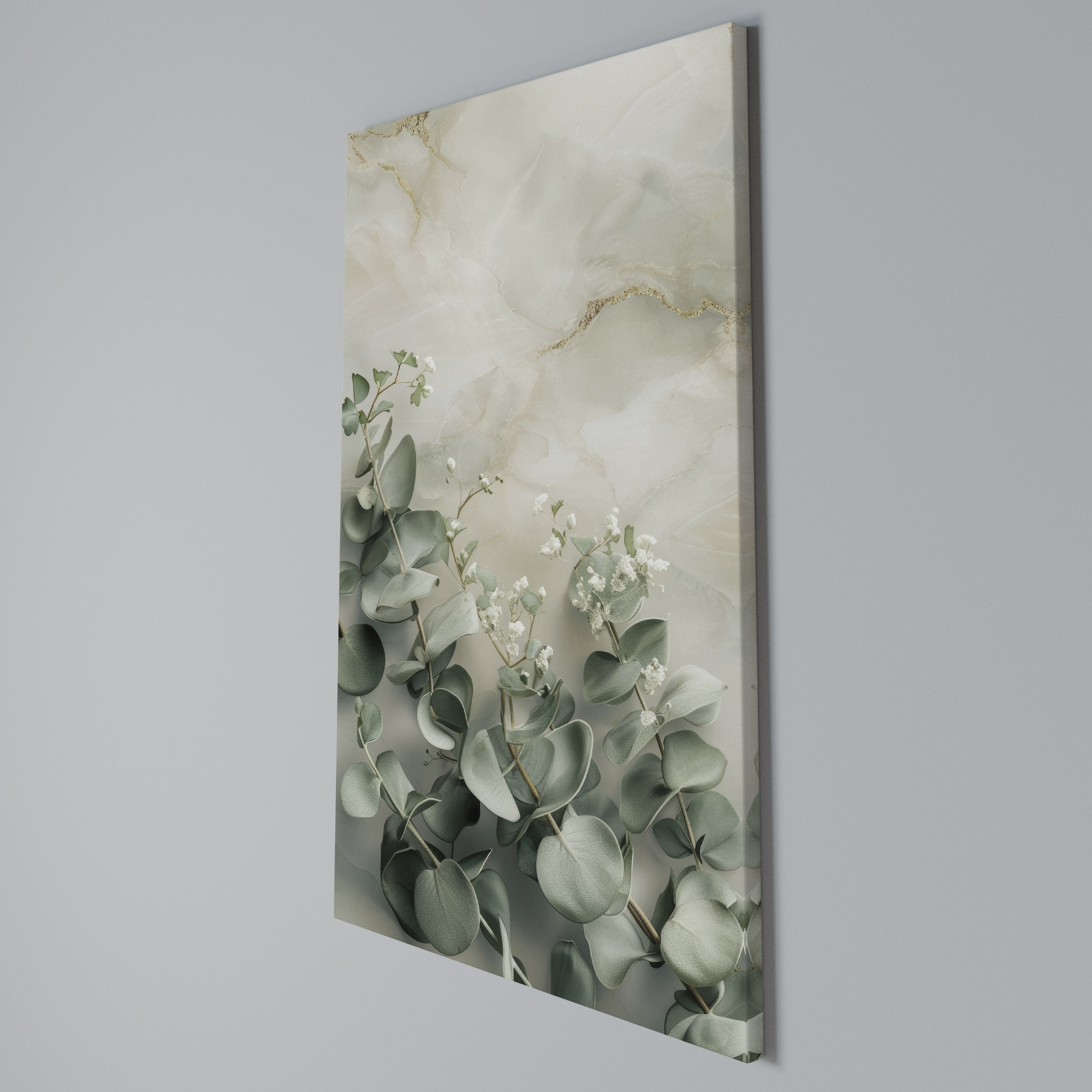 ELEGANT LEAF BALLET Cuadro en lienzo vertical