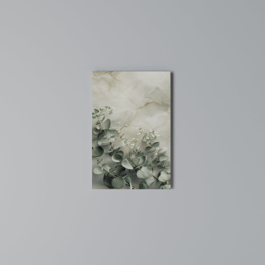 ELEGANT LEAF BALLET Cuadro en lienzo vertical