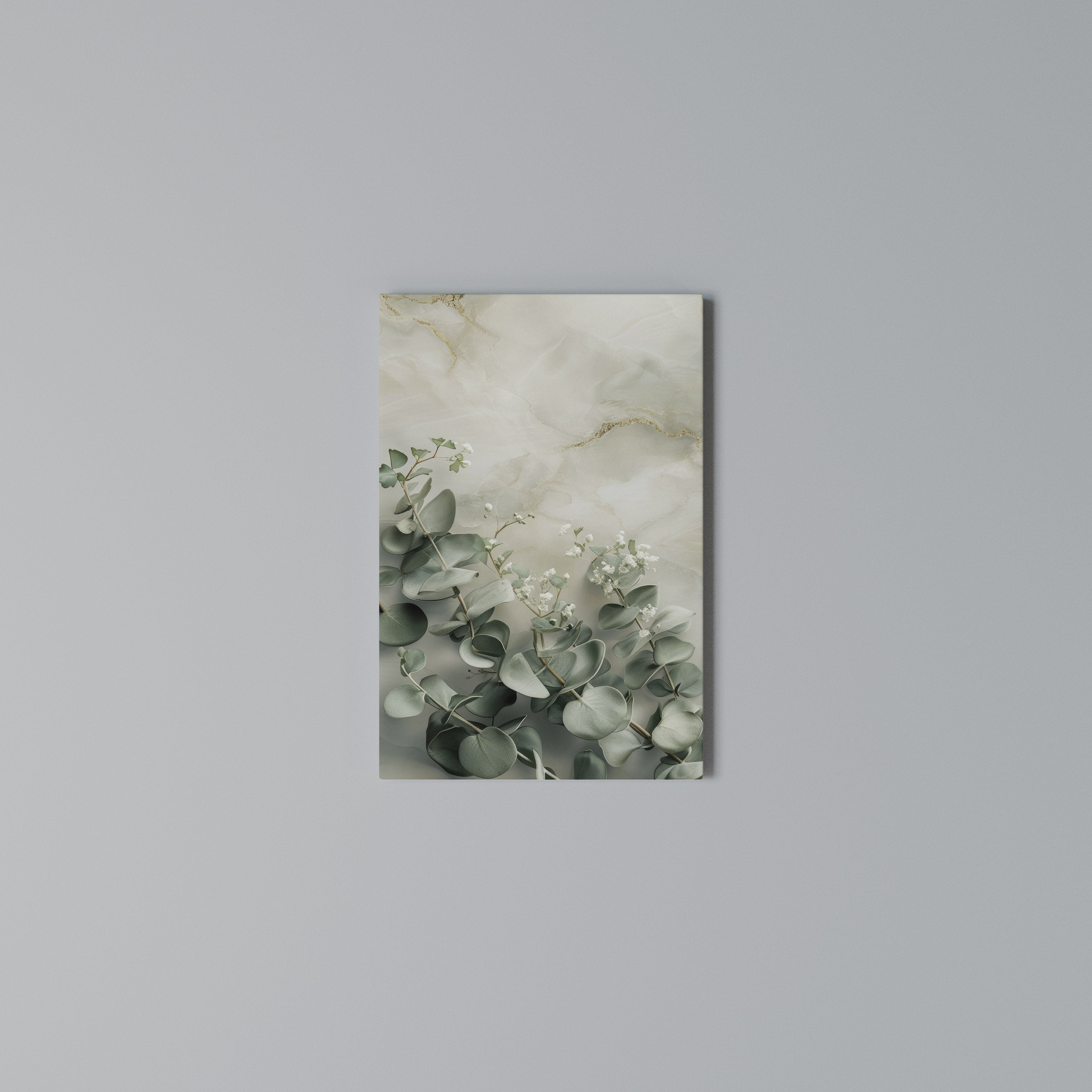 ELEGANT LEAF BALLET Cuadro en lienzo vertical