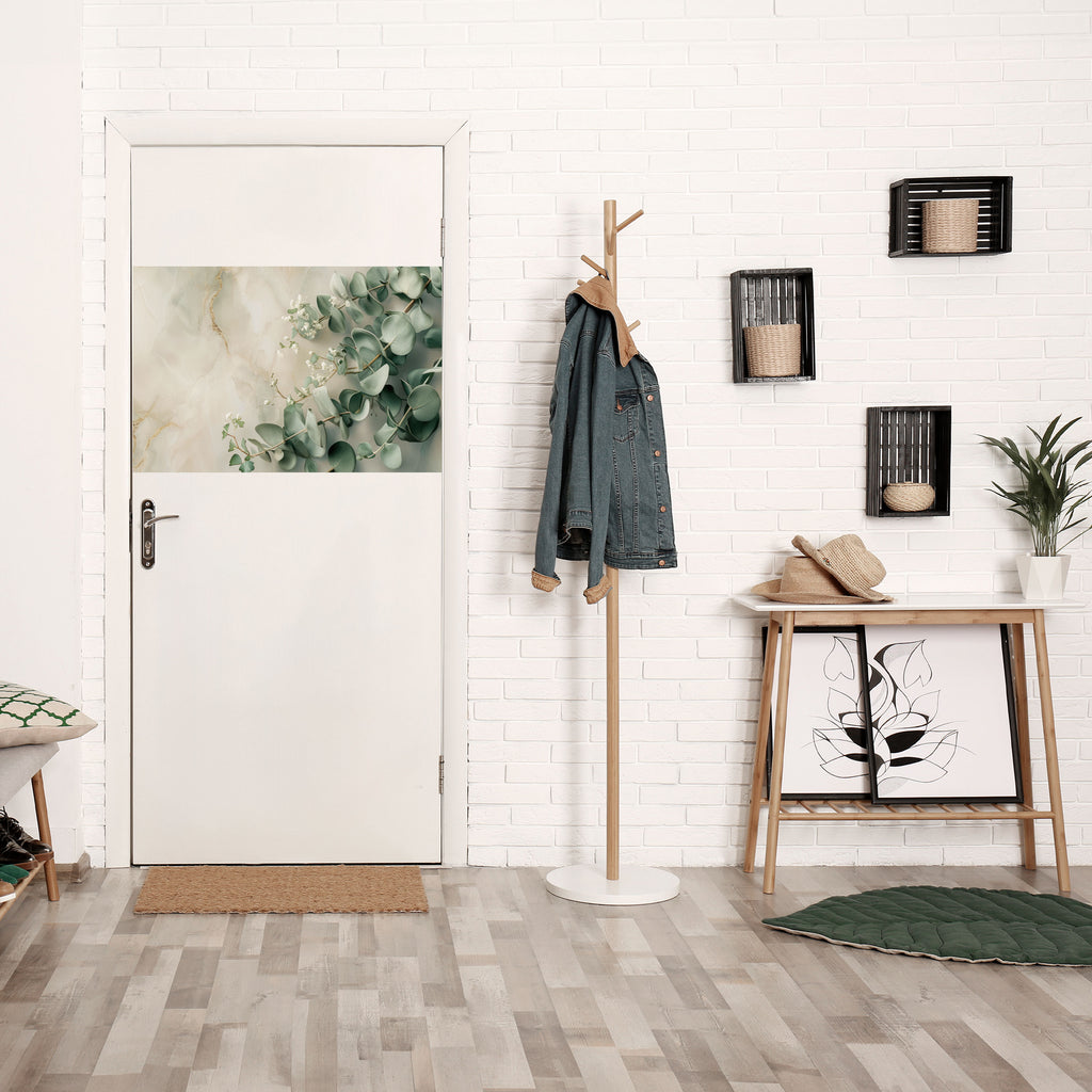 Póster horizontal autoadhesivo "ELEGANT LEAF BALLET"