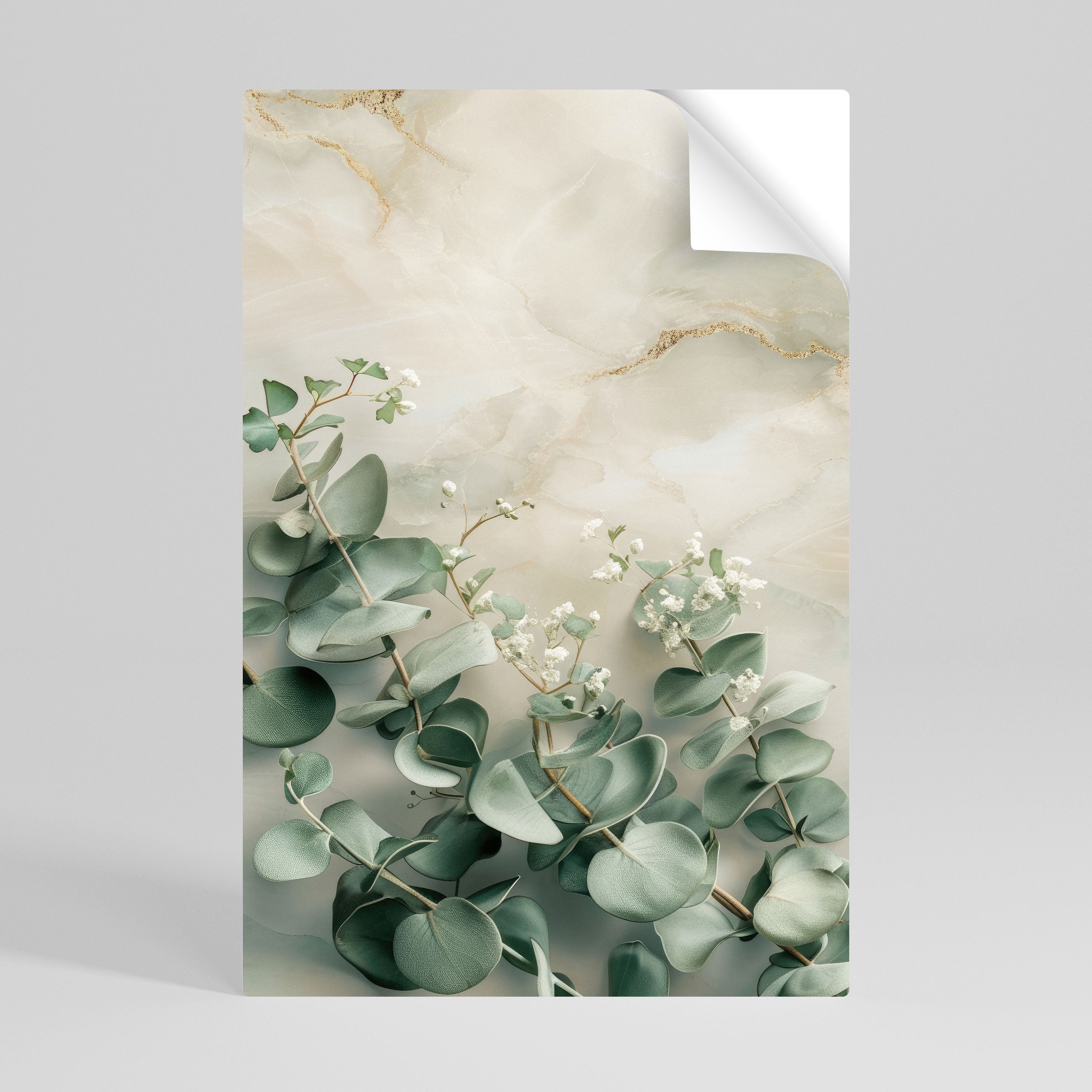 ELEGANT LEAF BALLET Peel and Stick Vertical Poster