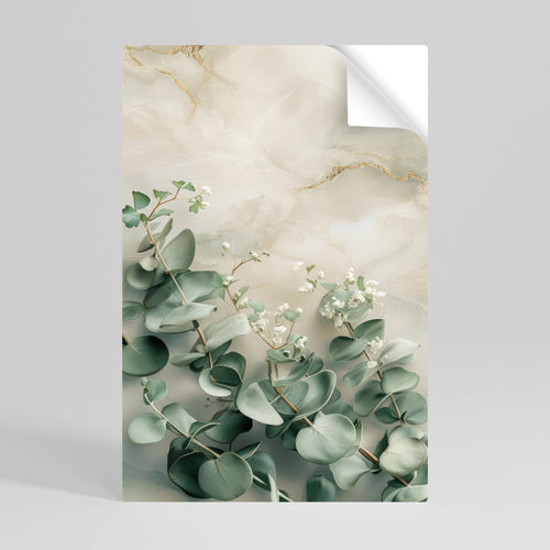 ELEGANT LEAF BALLET Peel and Stick Vertical Poster