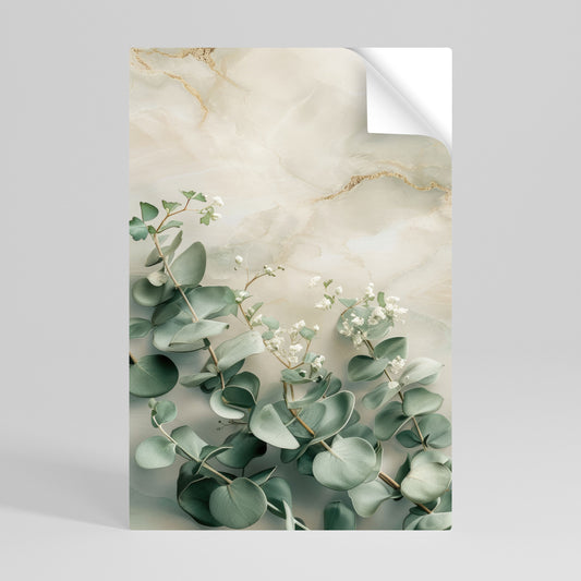ELEGANT LEAF BALLET Peel and Stick Vertical Poster
