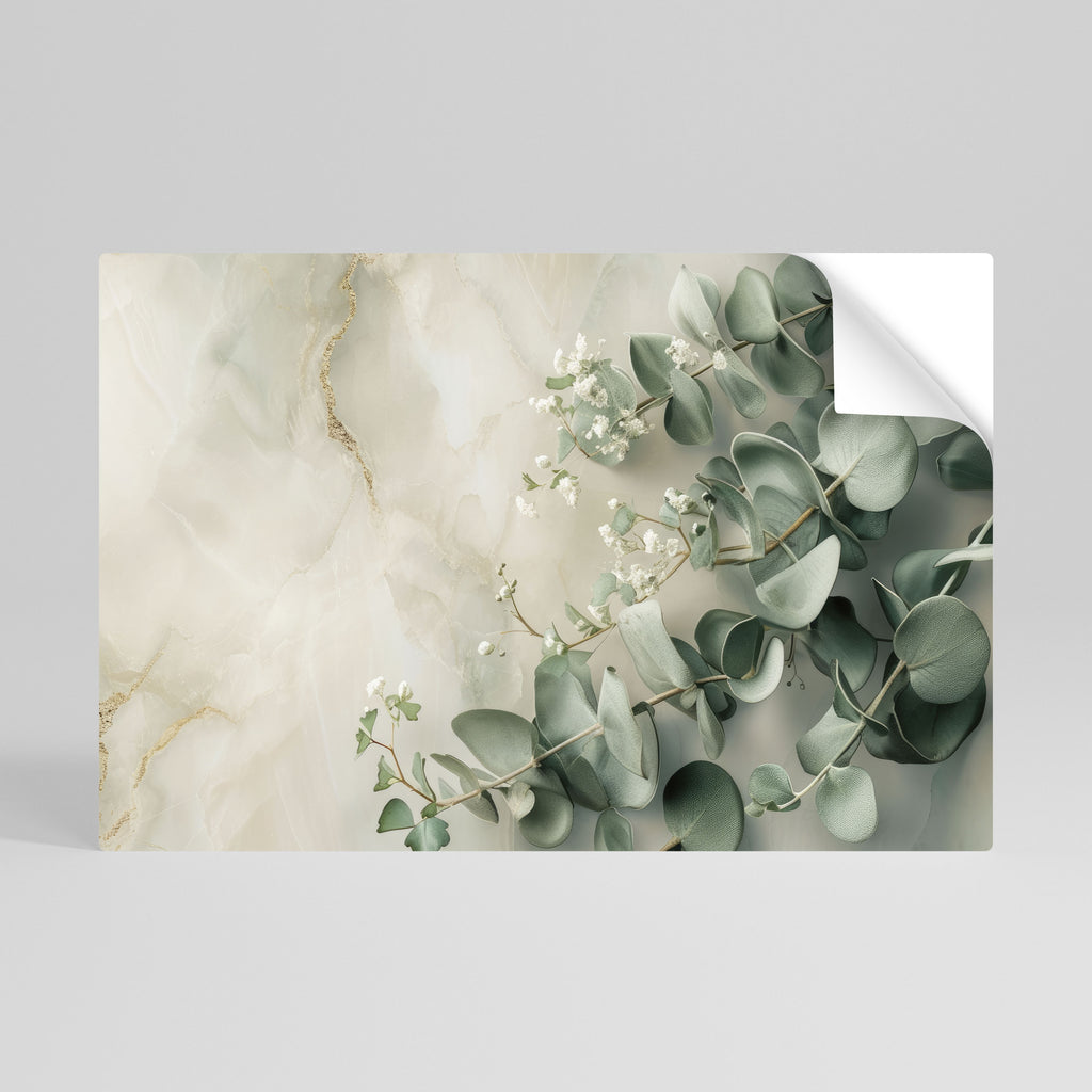 Póster horizontal autoadhesivo "ELEGANT LEAF BALLET"