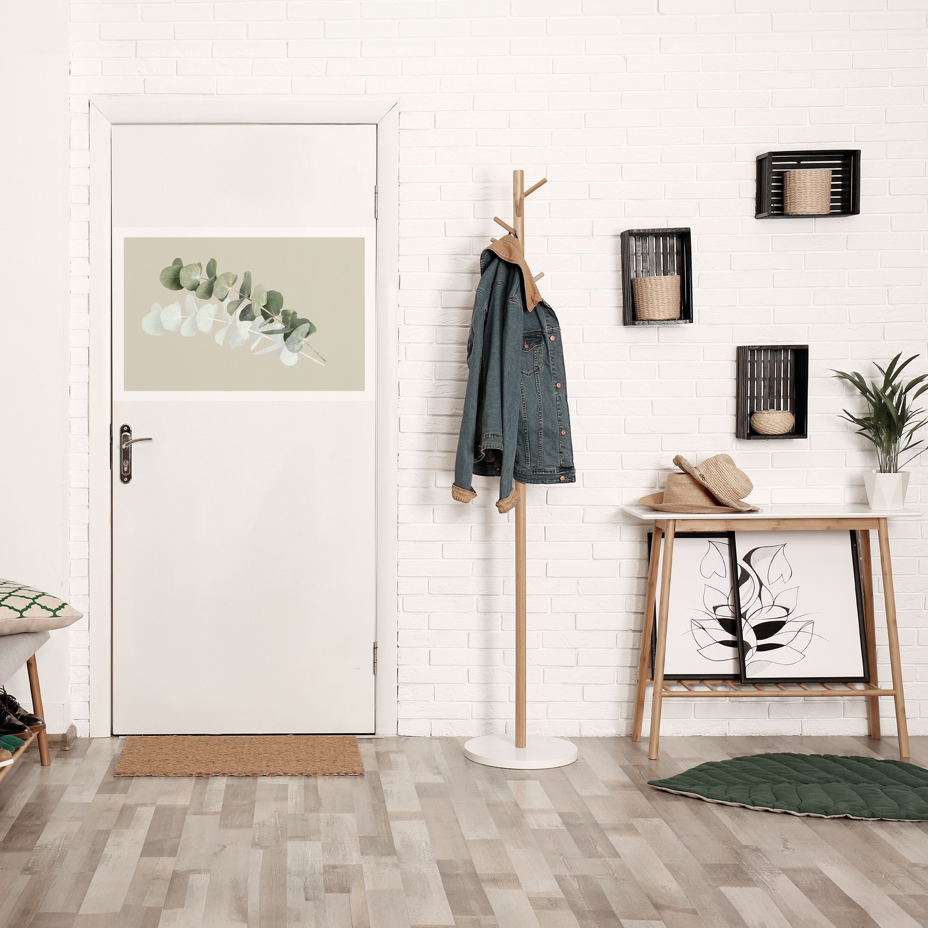 Póster horizontal autoadhesivo de naturaleza translúcida