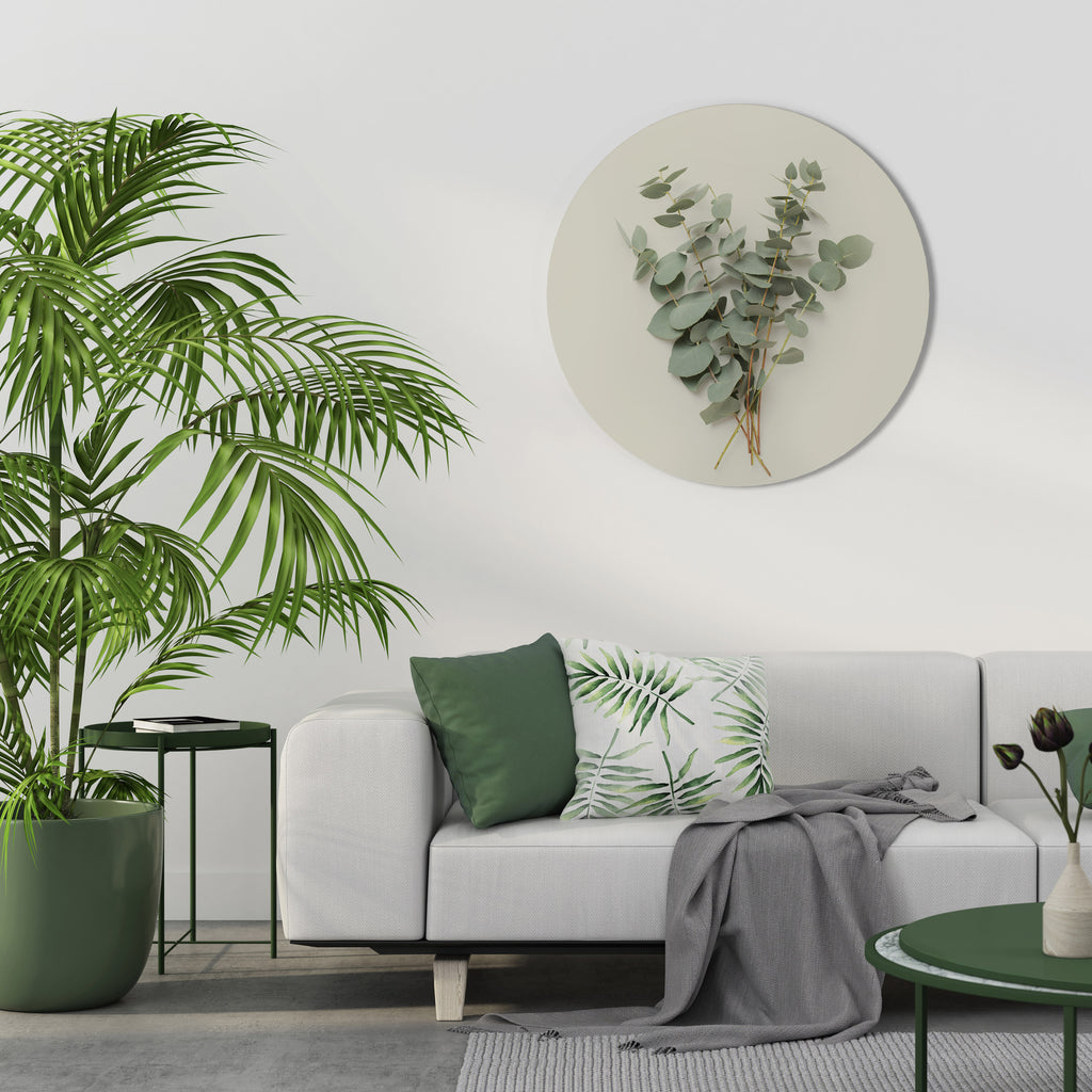 FOLIAGE FANTASIES Round Wall Art