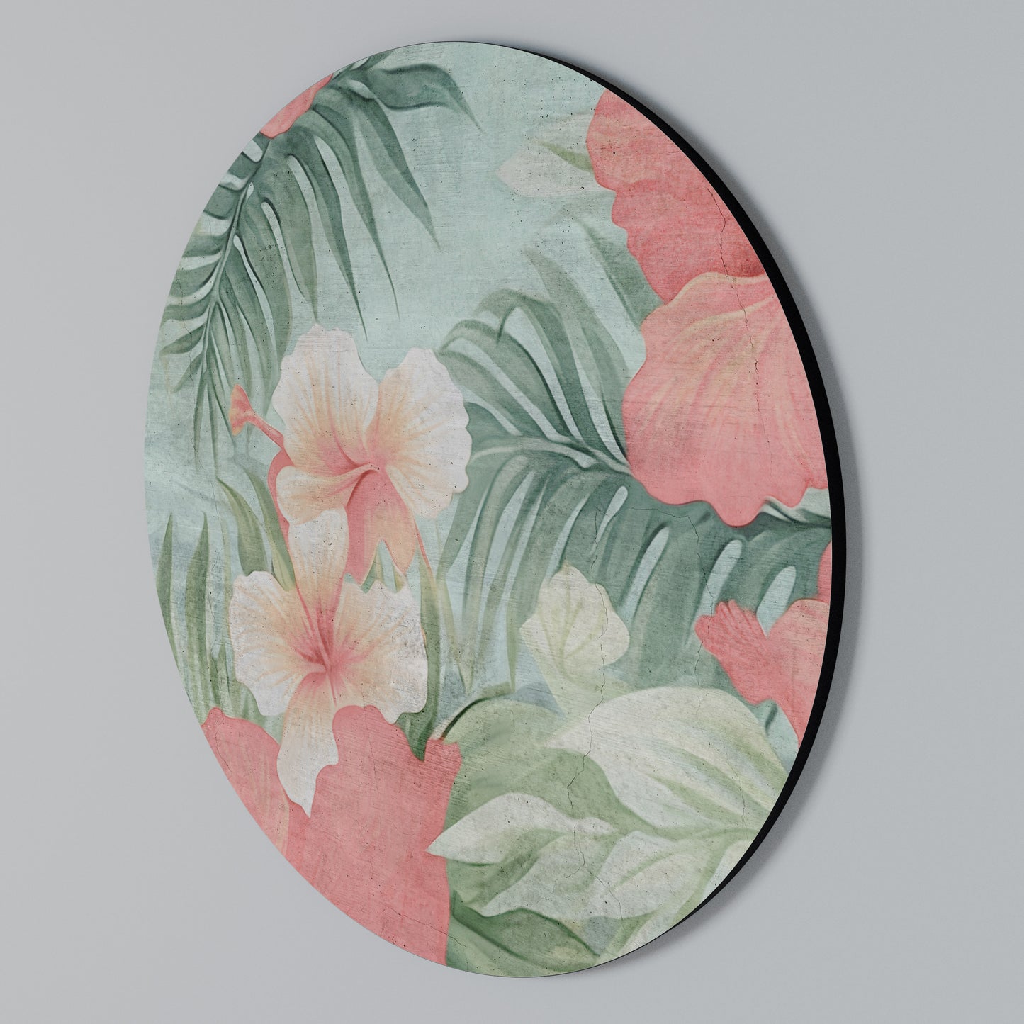 HAWAIIAN SPIRIT Arte de pared redondo