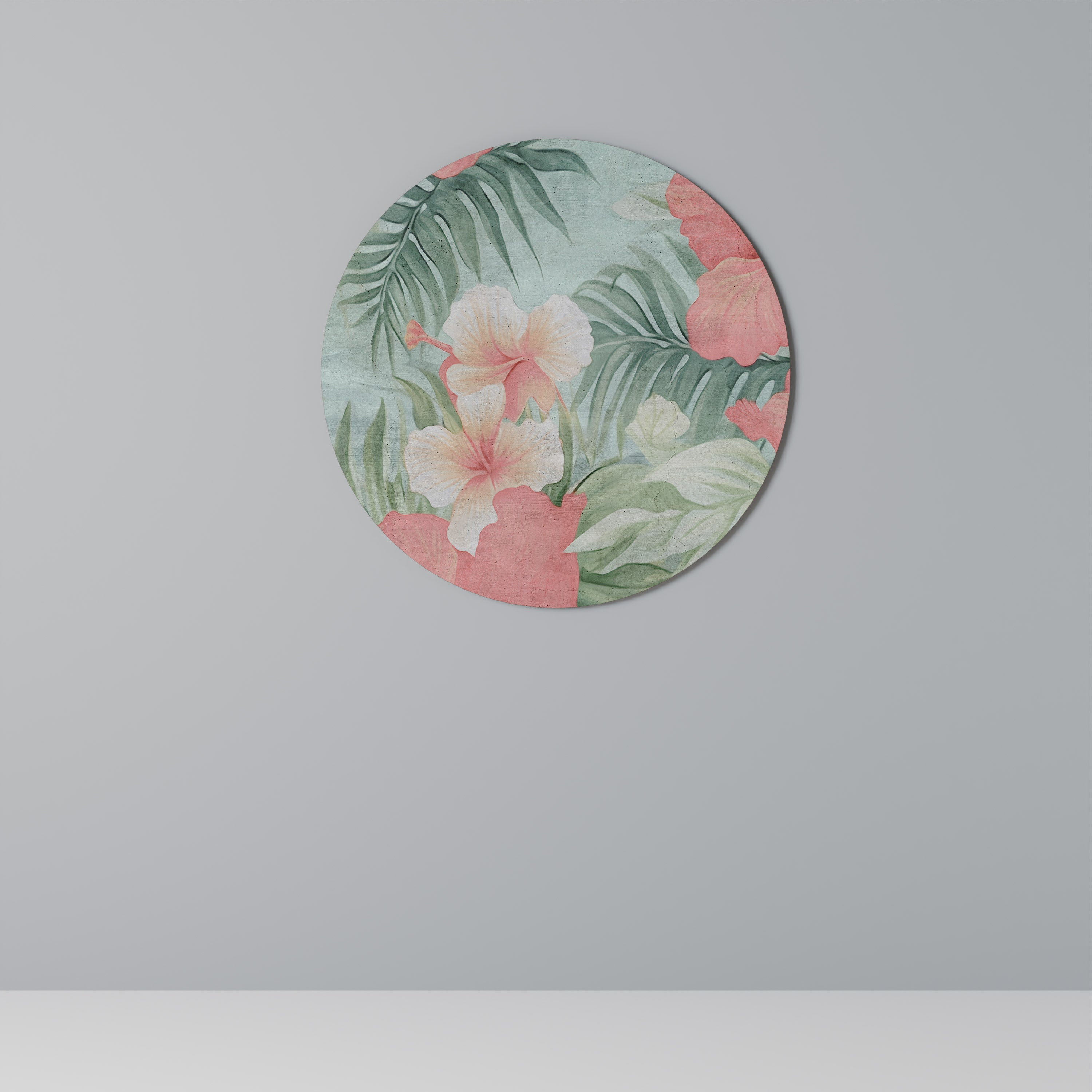 Arte de pared redondo ESPÍRITU HAWAIANO