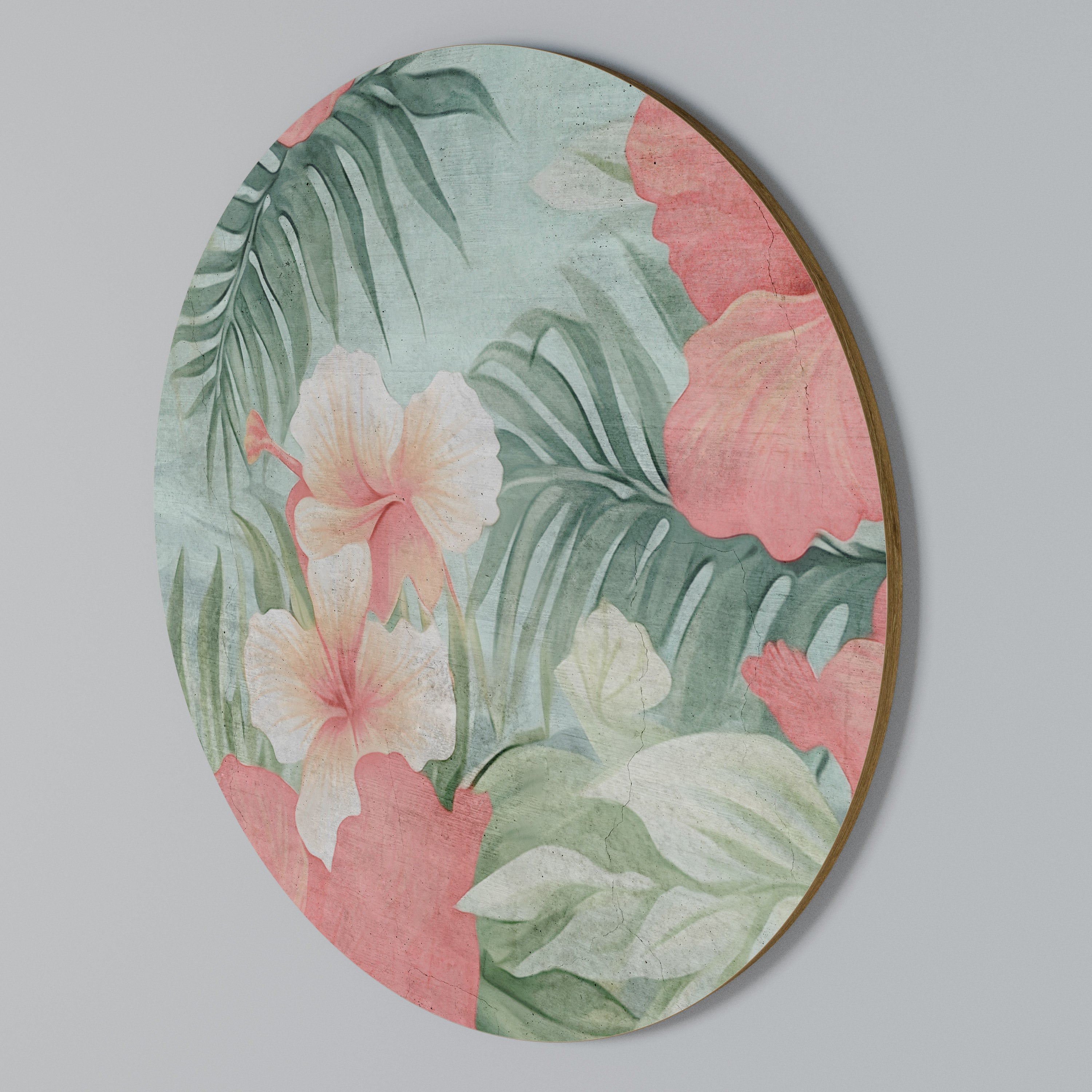 HAWAIIAN SPIRIT Arte de pared redondo