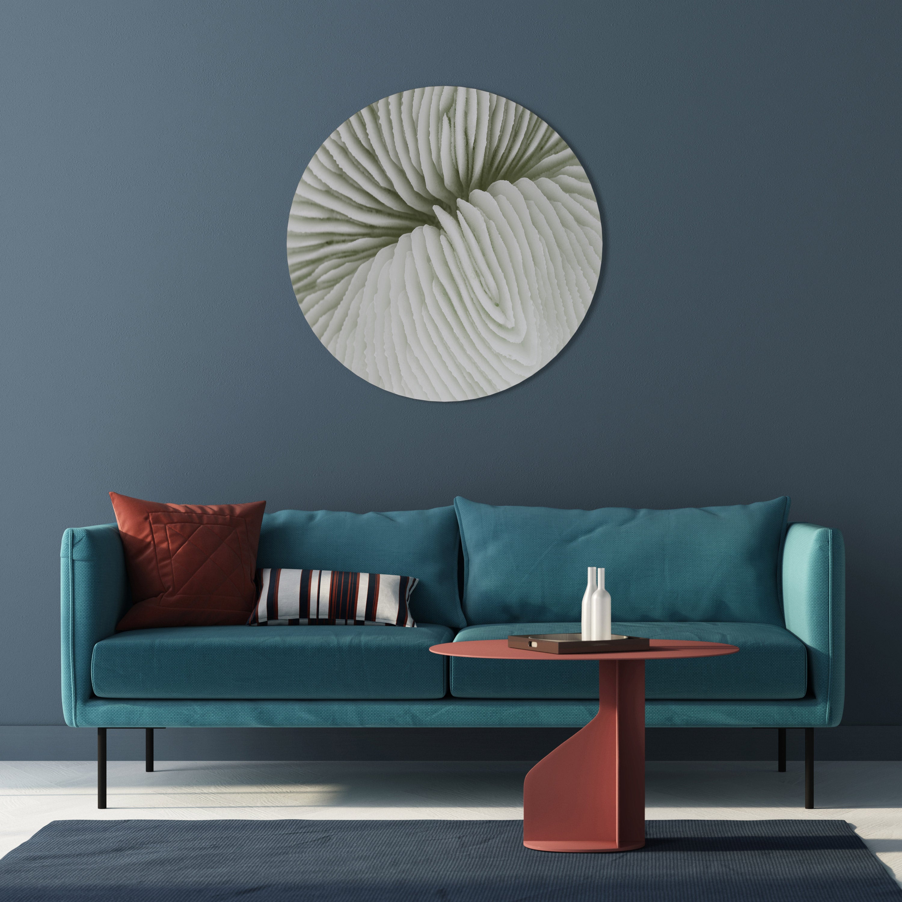 NATURE'S SYMMETRY Round Wall Art