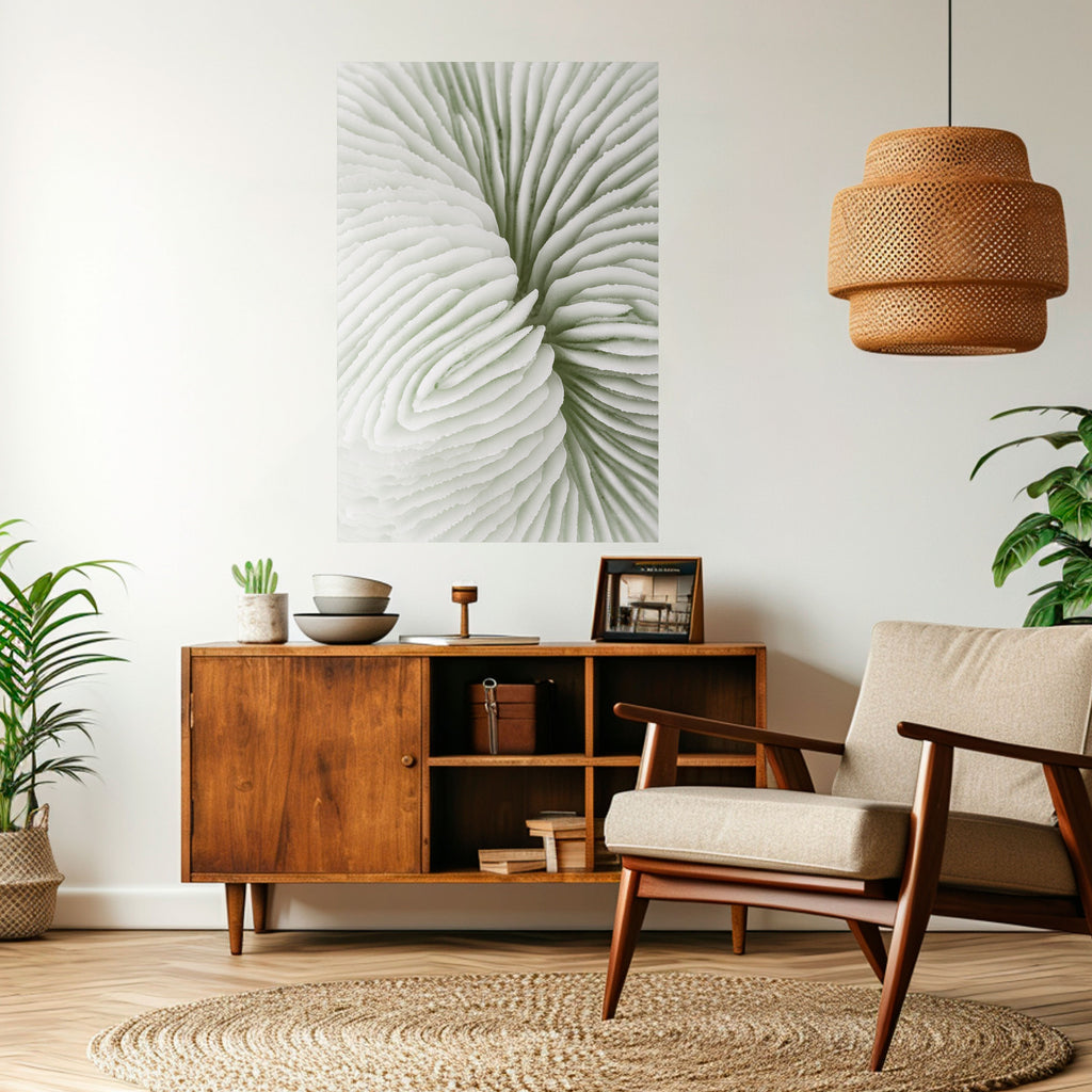 NATURE'S SYMMETRY Peel and Stick Vertical Poster